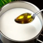 Pour olive oil into milk : don’t buy it in stores anymore. Easy and quick
