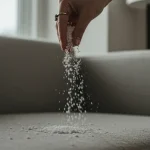 Sprinkle a handful of salt on the couch, what happens might surprise you.