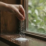 Windows, put salt on the sill: solve this annoying problem